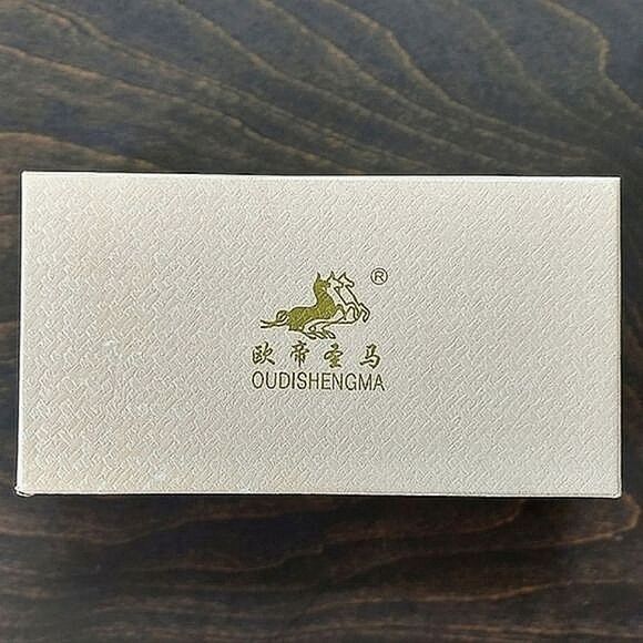 BNIB Oudishengma black leather clutch wallet - Picture 2 of 16